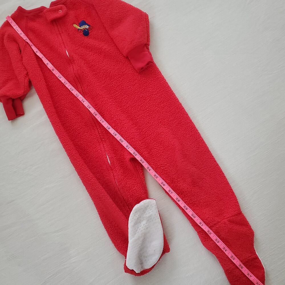 Vintage Paddington Bear Footed Pjs 3t - Picture 5 of 7